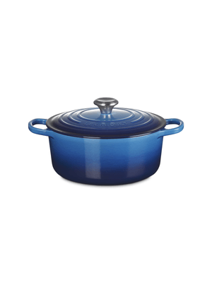 le creuset azure round cocotte 26cm