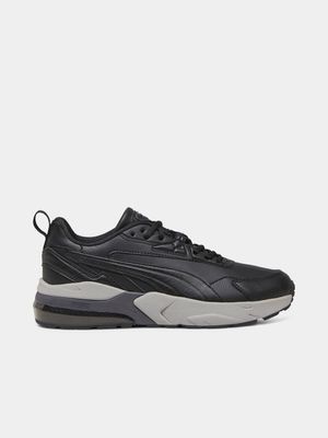 Mens Puma Vis2K Black/Grey Sneakers