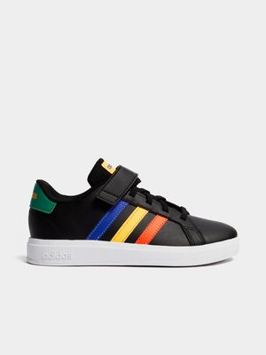 Kids adidas Grand Court Black Sneaker