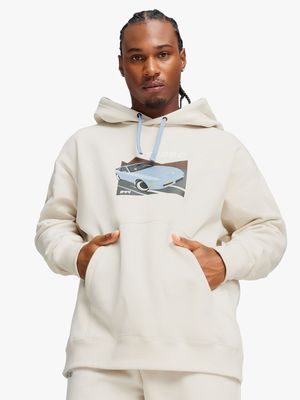 Puma Men's Porsche Legacy Ecru Hoodie