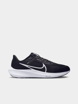 Mens Nike Air Zoom Pegasus 40 Black/White Running Shoes