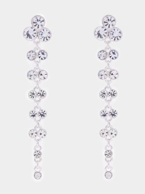 Diamante Feminine Drop Earrings