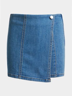 Girls Denim Skort