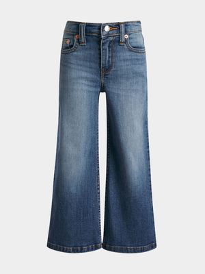 Younger Girls Wide Leg Jeans