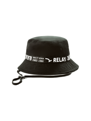 RJ Black Boonie Hat With Tie