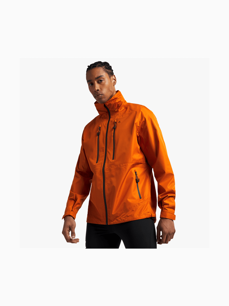 Orange raincoat mens best sale