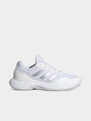 Womens adidas Gamecourt 2.0 White Court Shoes