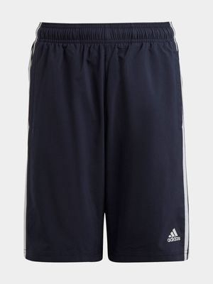 Boys adidas 3-Stripes Navy Woven Shorts