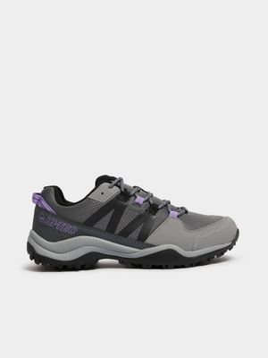 Womens Hi-Tec Conan Castle Rock/Purple Rose Trail Shoes