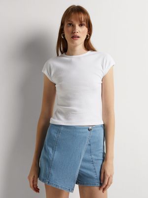 Y&G Extended Shoulder Rib T-Shirt