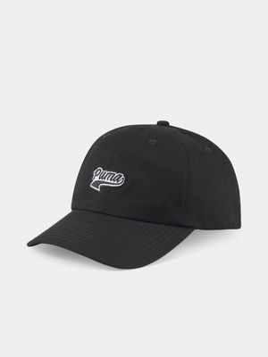 Puma Script Logo Black Cap