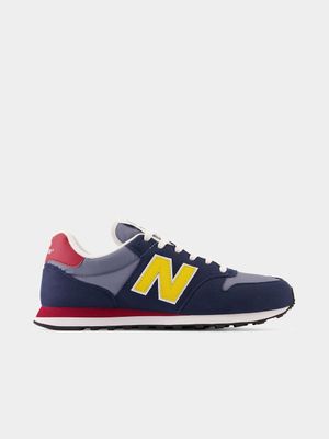 Men's New Balance 500 Navy Sneaker