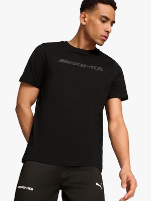 Puma Men's AMG Logo Black T-shirt