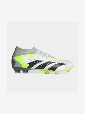 Mens adidas Predator Accuracy.2 FG White/Lucid Lemon Boots