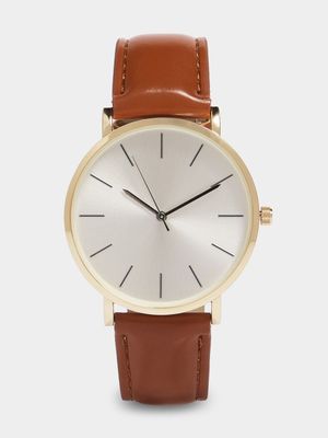 Women's Tan Basic Watch