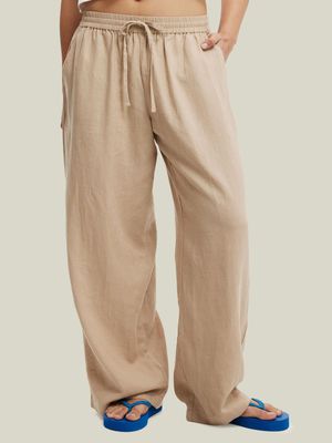 Women's Cotton On Beige Haven Wide Leg Pants