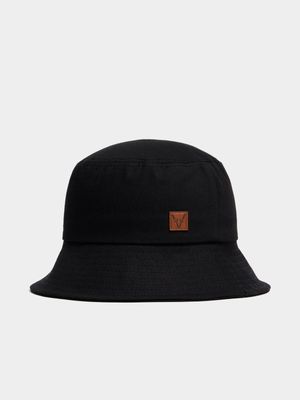 Men's Black Bucket Hat