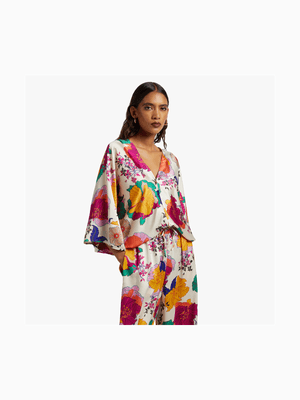 Printed Satin Tunic