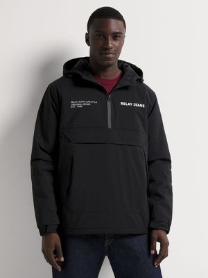 Men's Relay Jeans Light Weight Black Anorak