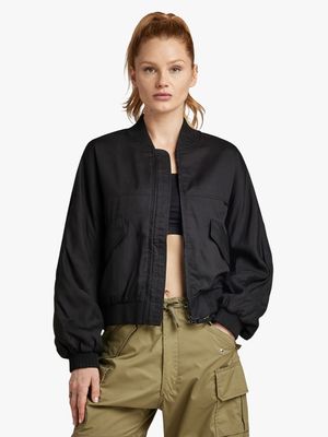 G-Star Women's Everyday Bomber Black Overshirt