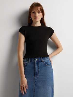 Y&G Extended Shoulder Rib T-Shirt