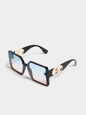 FF Metal Ignot Square Sunglasses