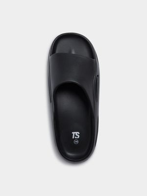 Mens TS Black Moulded Slides