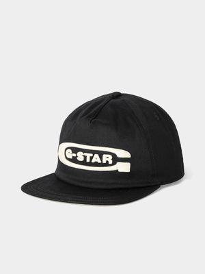 G-Star Men's Avernus Flat Brim Black Cap