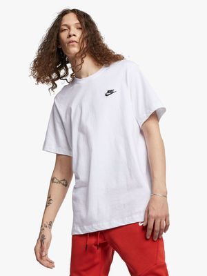 Nike Men's Nsw White/Black T-Shirt