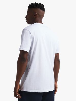 Mens adidas Big Logo White Tee