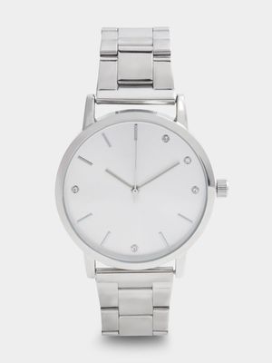 Women's Silver Metal Link Watch