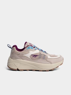 Women's Hi-tec Samurai Cream/Purple Sneaker