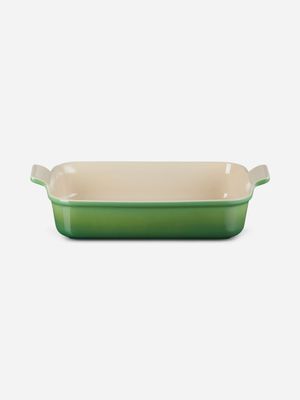 le creuset rectangular dish 32cm bamboo