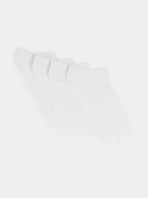 Women's White 2 Pack Ankle Socks