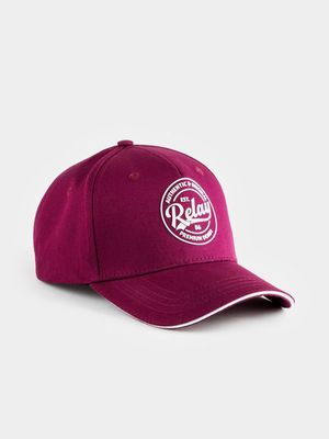 RJ Red Rubberized Circular Badge Cap