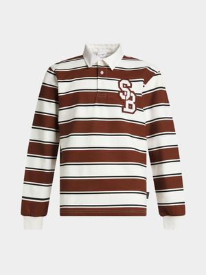 Older Boys Embroidered Rugby Jersey