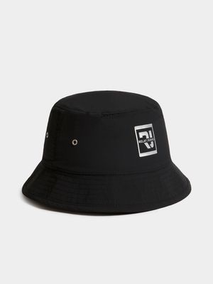 Men's Relay Jeans Monogram Black Bucket Hat