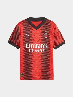 Junior Puma AC Milan 2023/24 Home Jersey