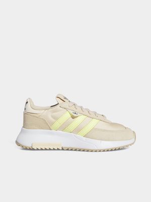 adidas Originals Junior Beige/Yellow Retropy F2 J Sneaker