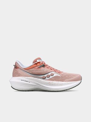 Womens Saucony Triumph 21 Lotus/Bough Running Shoes