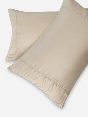 Grace Silkiest Tencel 300 Thread Count Sateen Pillowcase Set Bronze