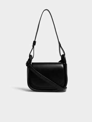 Women's Black Structured Bag