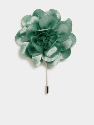 Men's Markham Marigold Green Lapel Pin