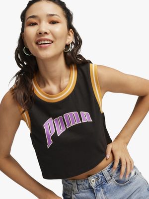 Puma Women's Black Crop Top