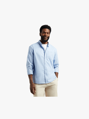 Men's Light Blue Oxford Shirt