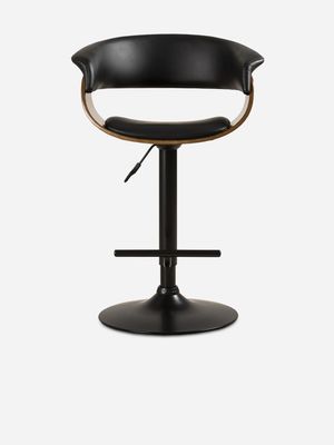 saddle barstool w/black legs