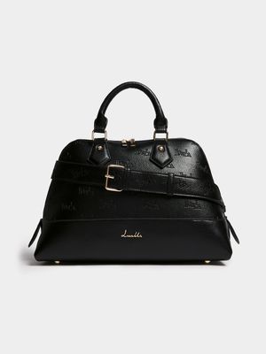 Luella Embossed Bowling Bag