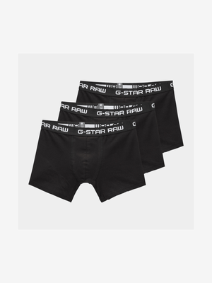 G-Star Men's Classic Trunks Black 3-Pack