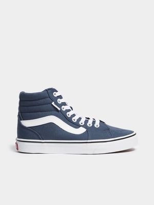 Womens Vans Filmore Hi Blue/White Sneaker