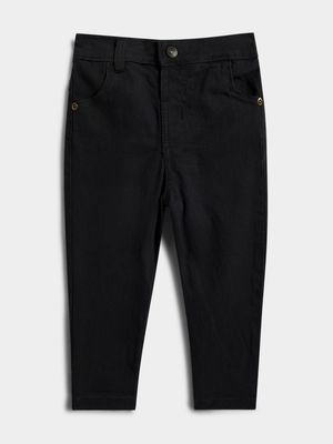 Jet Toddler Boys Black Denim Pants